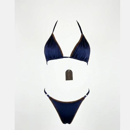 Dark Blue Tanning Swimsuit