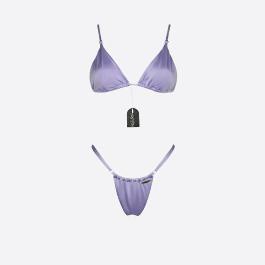Purple Tanning Swimsuit