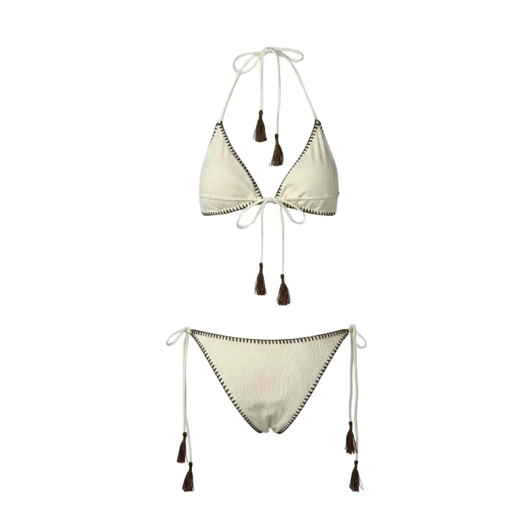 Beige Tanning Swimsuit