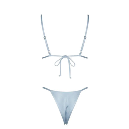 Light Blue Tanning Swimsuit
