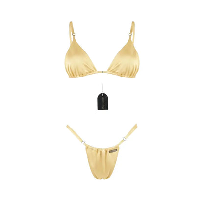 Yellow Tanning Swimsuit