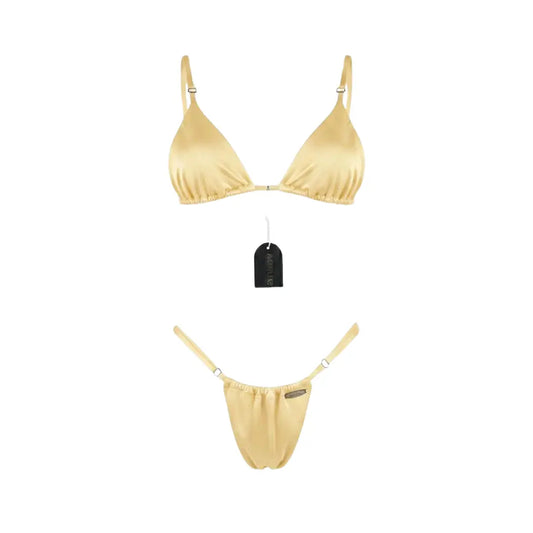 Yellow Tanning Swimsuit