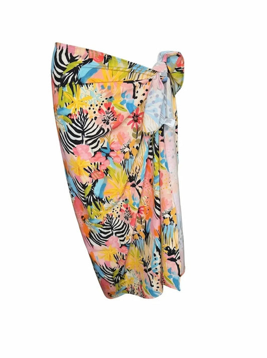 COVER-UP — Pareo Selva & Follaje Tropical